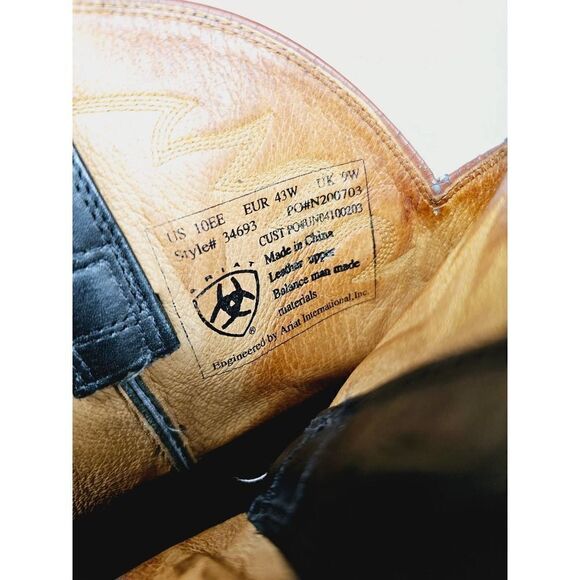 Ariat Boot Men 10 Premium leather - Picture 7 of 9